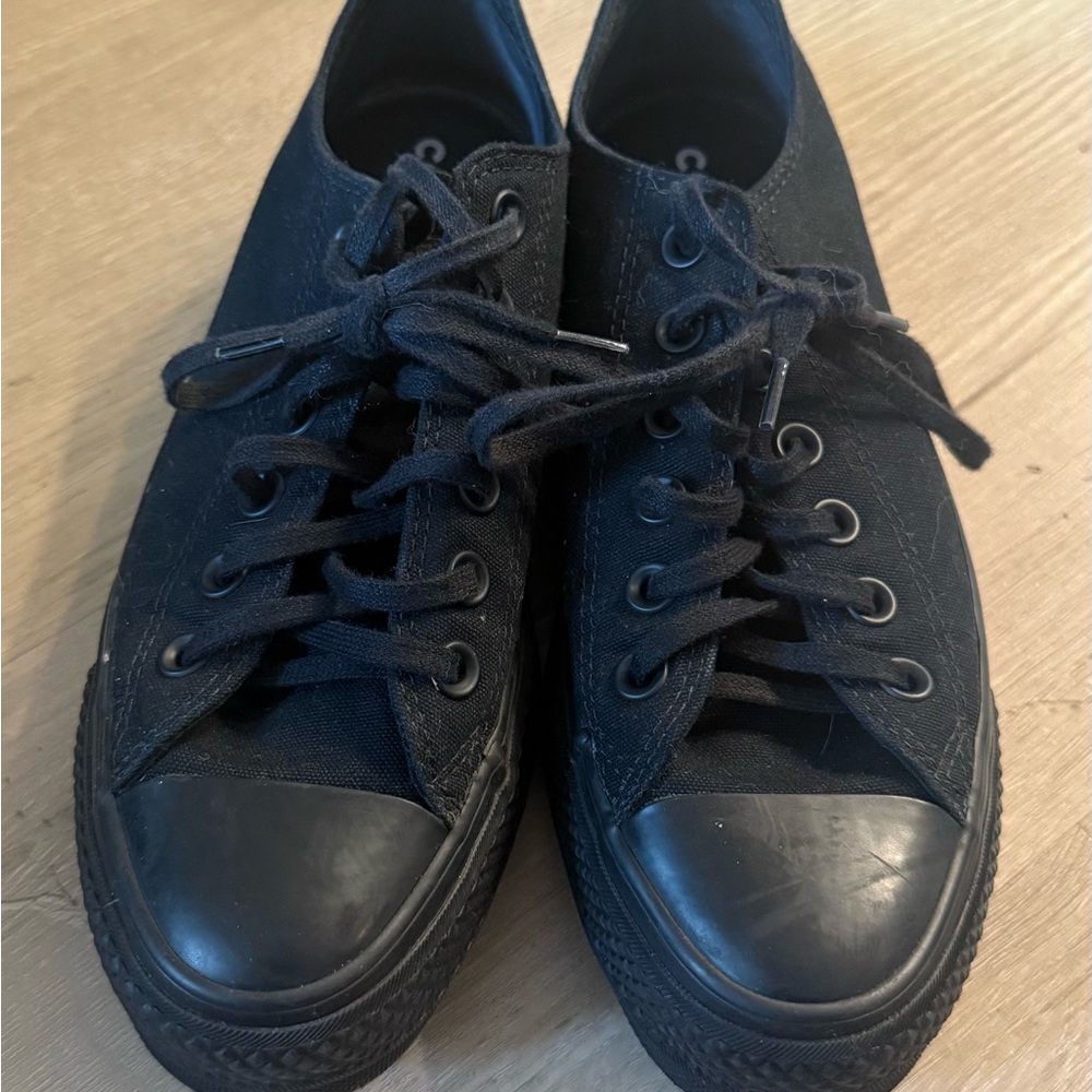 Black Canvas Sneakers